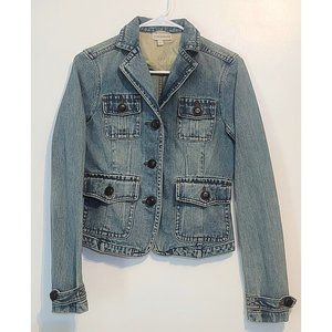 COPY - Rare Vintage Jacob Connexion Fitted Denim Jacket Size XS